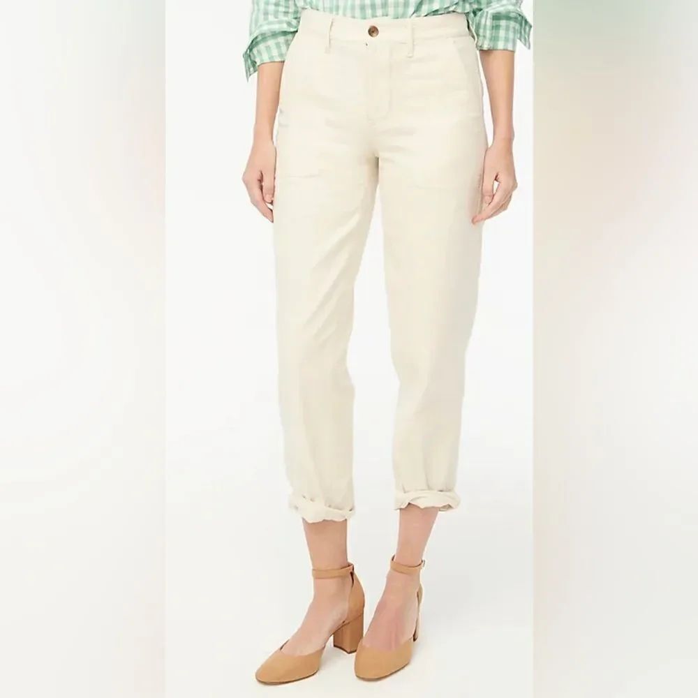 J.Crew Cotton camp pant NWOT Size 4